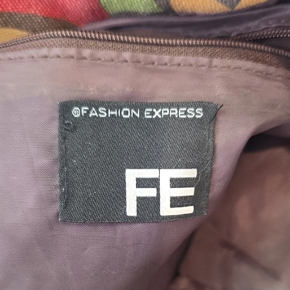 Fashion Express FE Colorful Floral Sequin Tote Bag - Picture 5 of 8